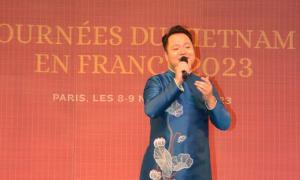 Thanh Phong với dấu ấn Ví, Giặm trong Ngày Văn hóa Việt Nam tại Pháp